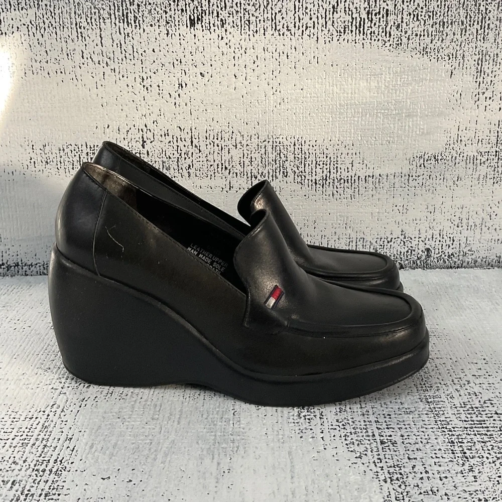 VINTAGE TOMMY HILFIGER MARY JANE WEDGE 1990’s - Picture 5 of 7